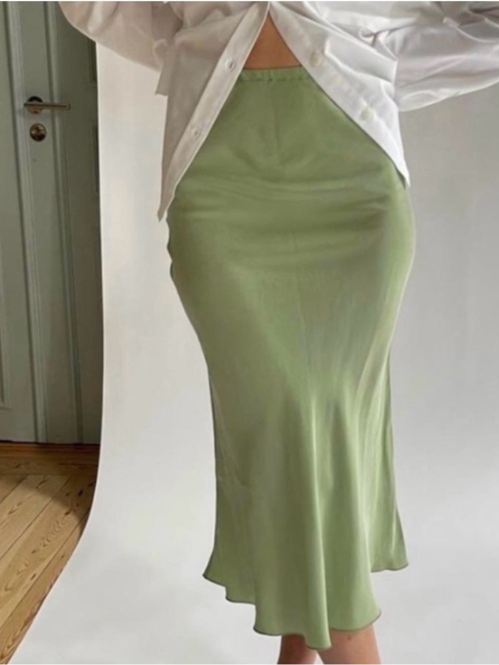 Djerf Avenue Pistachio Dream Top and Skirt Set - Picture 3 of 8